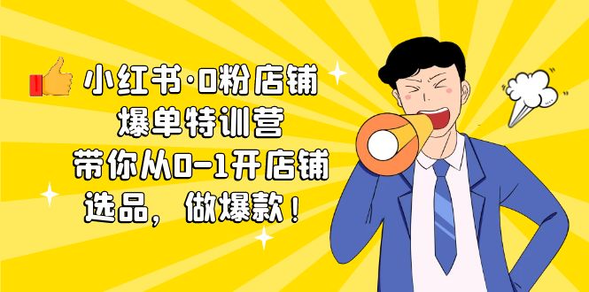 小红书·0粉店铺爆单特训营 带你从0-1开店铺，选品，做爆款（课程+工具包）云创网络源码-黄金外汇交易分析策略提供亏损解套扭亏为盈-网赚项目-副业赚钱-互联网创业-资源整合-棋牌源码云创网络